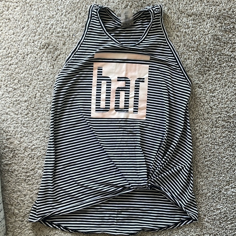 Bar Method DYI Striped Tank
